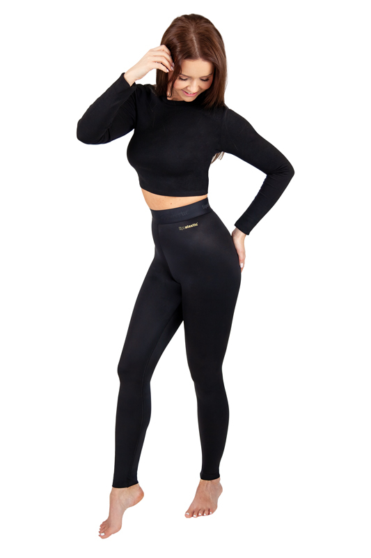 Contrast High Compression Leggings, Grey A854 - Trinys Activewear UK &  Ireland – So Danca