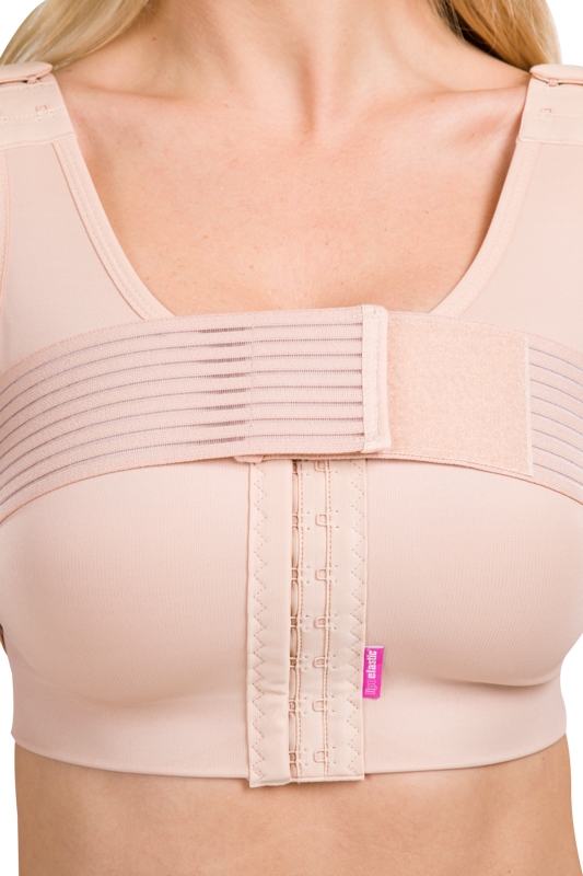 Post surgery compression bra with sewn binder PS ideal