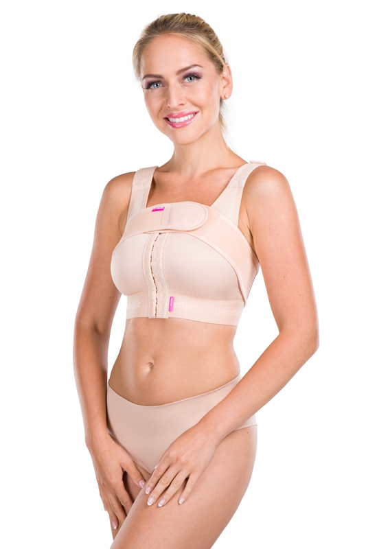 Compression breast band SI formed LIPOELASTIC