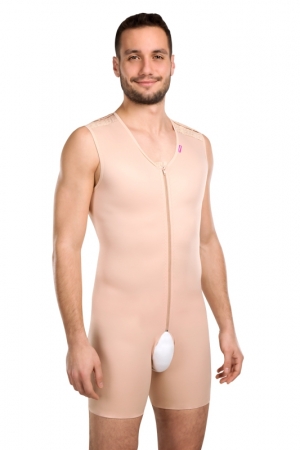 Male post-operative compression garment MGm long Variant with